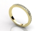 thin yellow gold wedding rings WLDY02