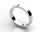 flat profile mens wedding ring WLP03